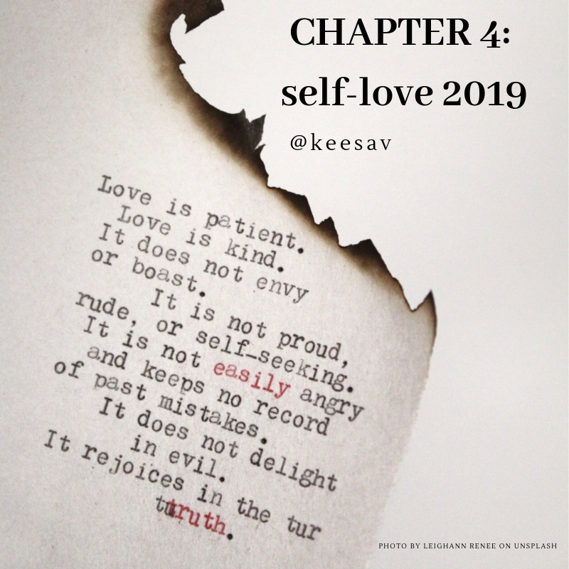 Chapter 4: self-love 2019